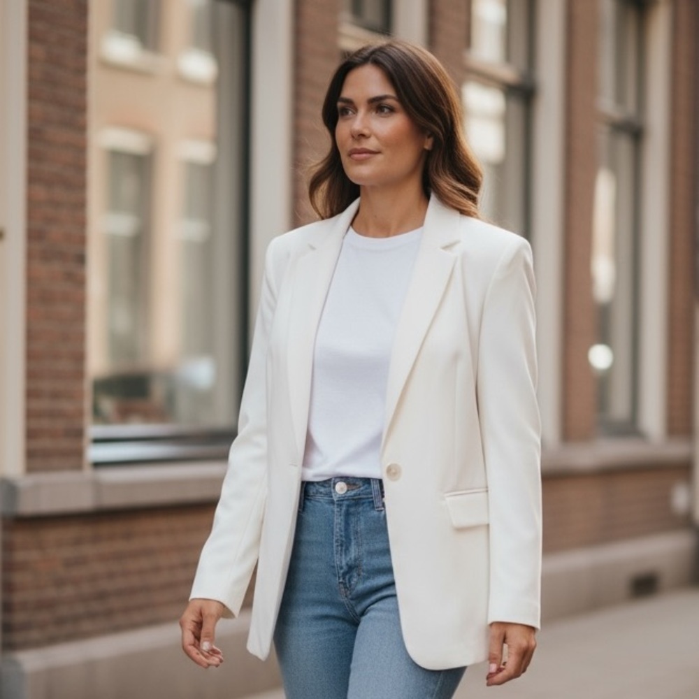 St. John Classic Cream Blazer new  with tags​​​